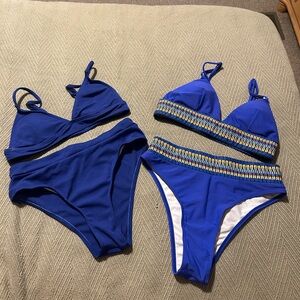Bundle: Two Blue SHEIN Bikini Set